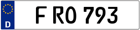 Truck License Plate
